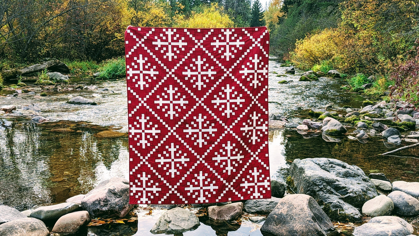 Celtic Snowflake Quilt Pattern (Digital Download)