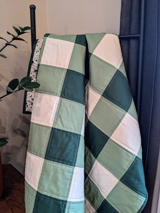 Free -  Gingham Baby Quilt Pattern (Digital Download)