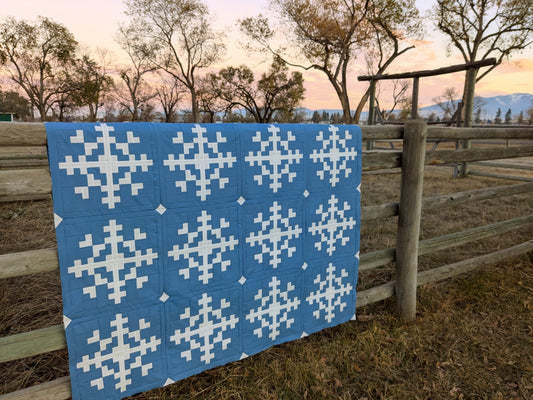 Introducing the Swirling Snowflake Quilt Pattern