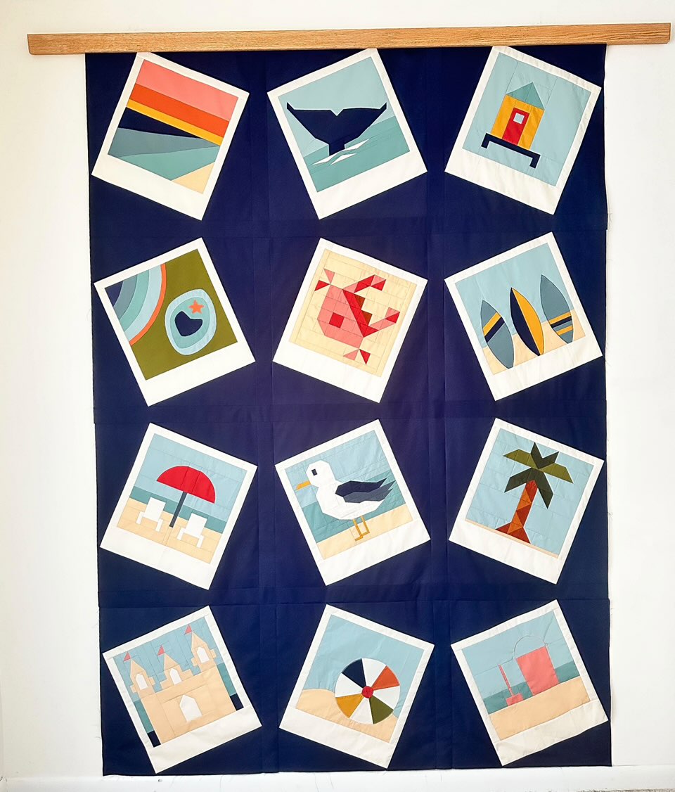 Surf Boards Quilt Block