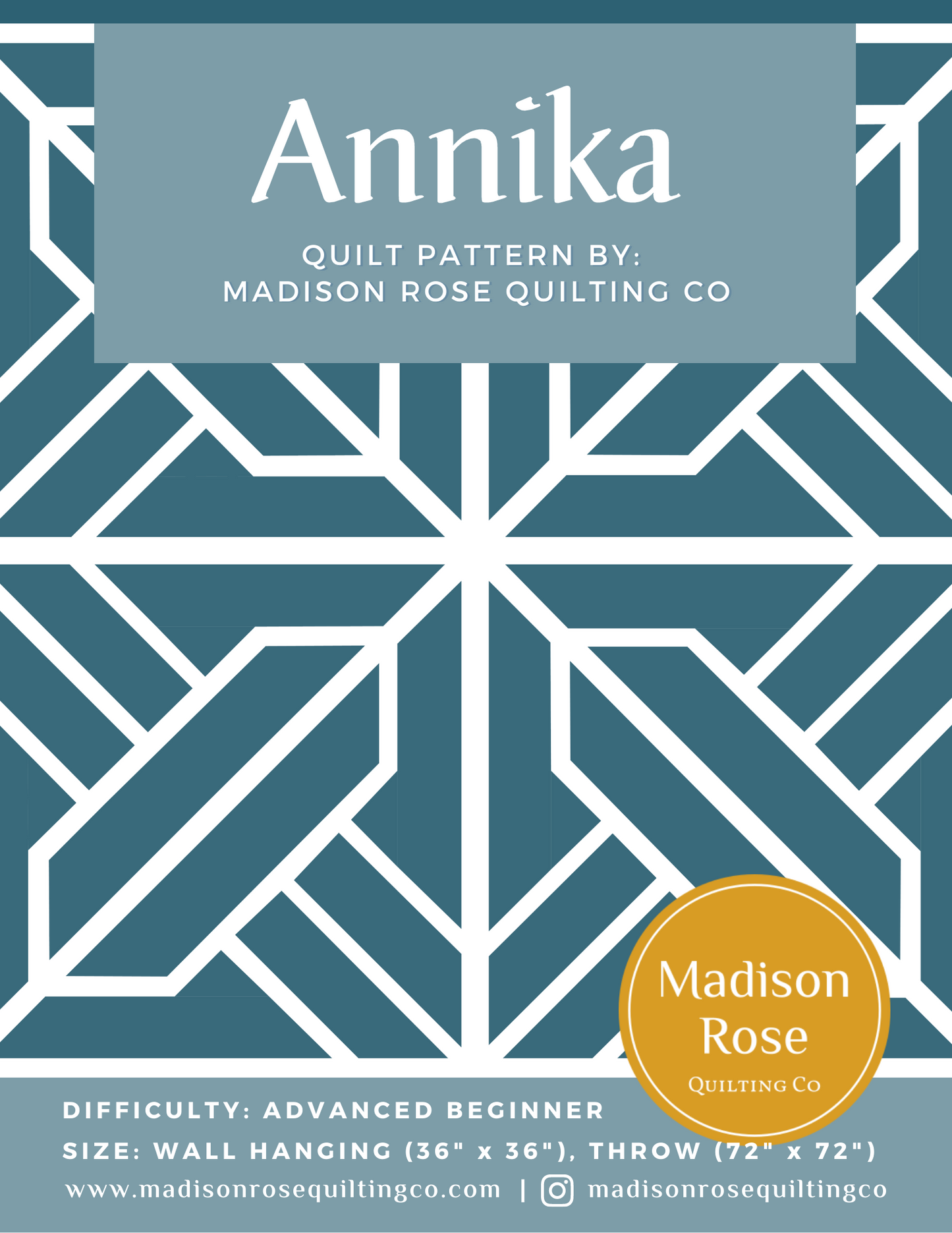 Annika Quilt Pattern (Digital Download)