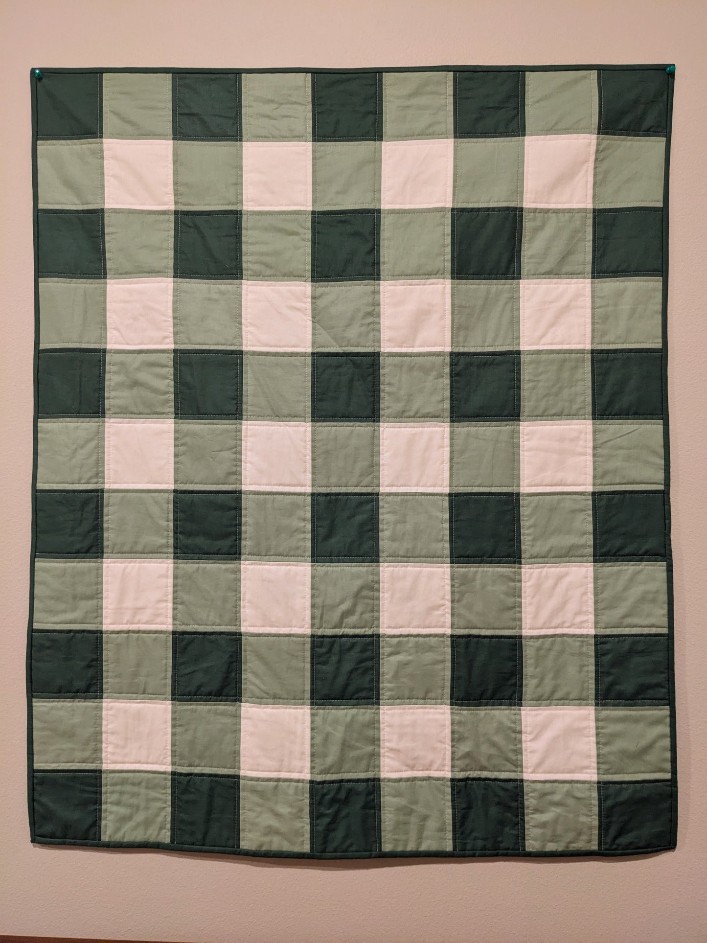 FREE -  Gingham Baby Quilt Pattern (Digital Download)